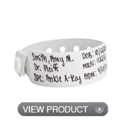 Vinyl Infant Write-On Wristbands